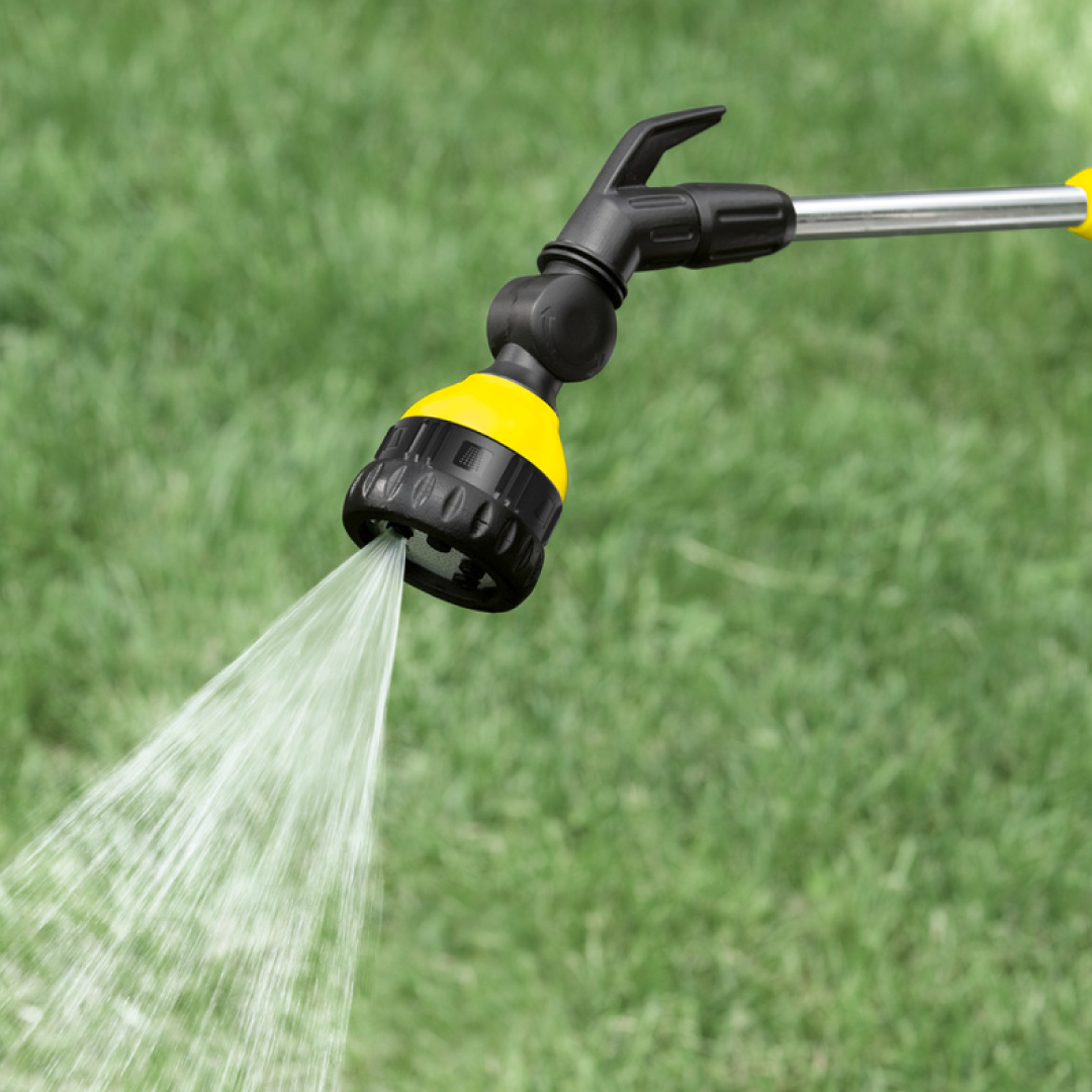 Karcher steel gardening spray Rod, composed of 6 adjustable water jet, flexible length adjustment