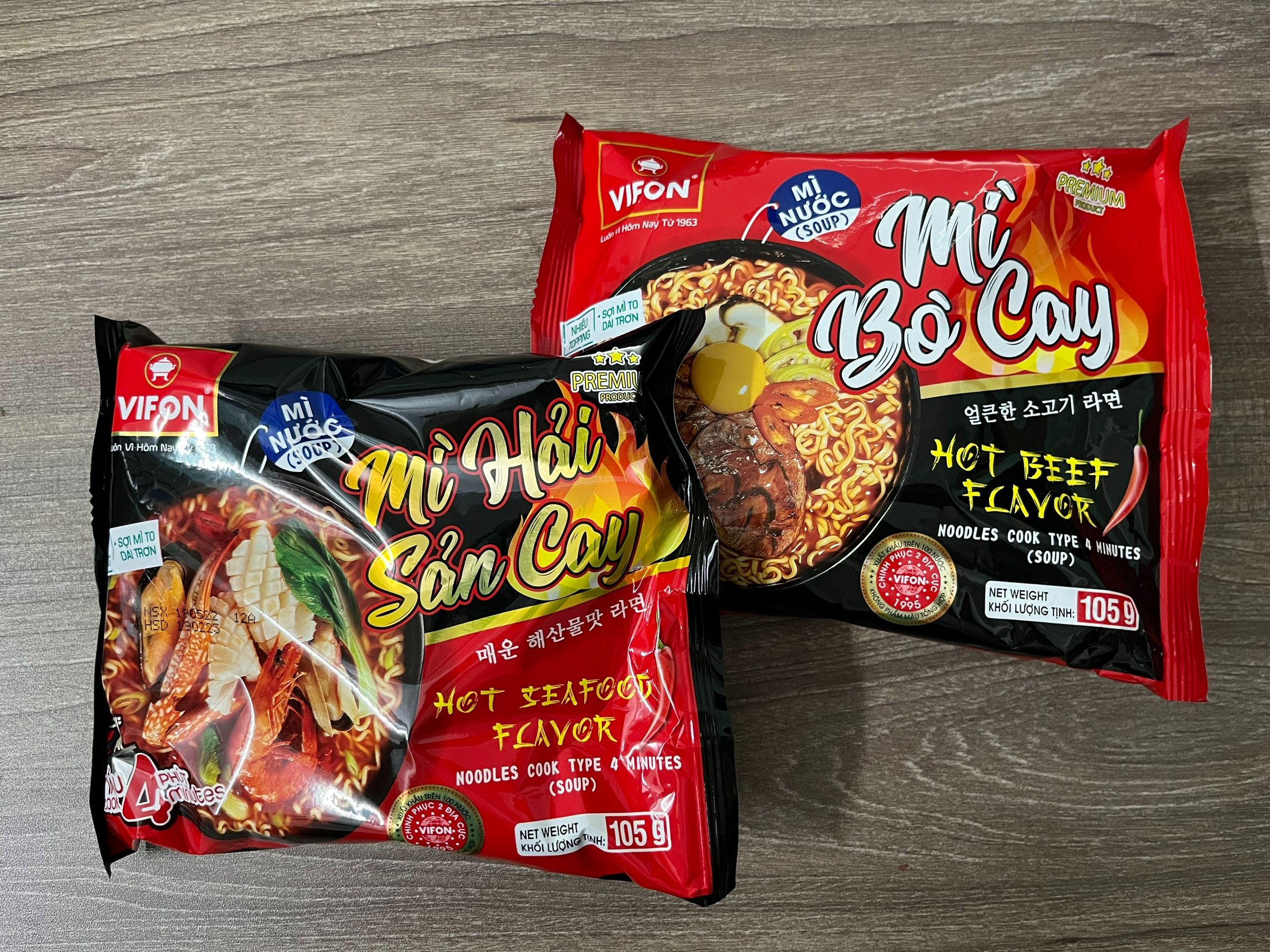 Mì Bò Cay Vifon 105g