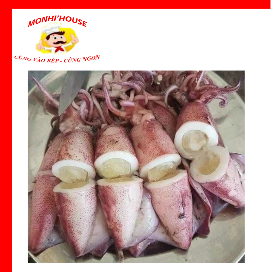 Mực Trứng Tươi , hàng mới ( size 20-25 con) 1Kg