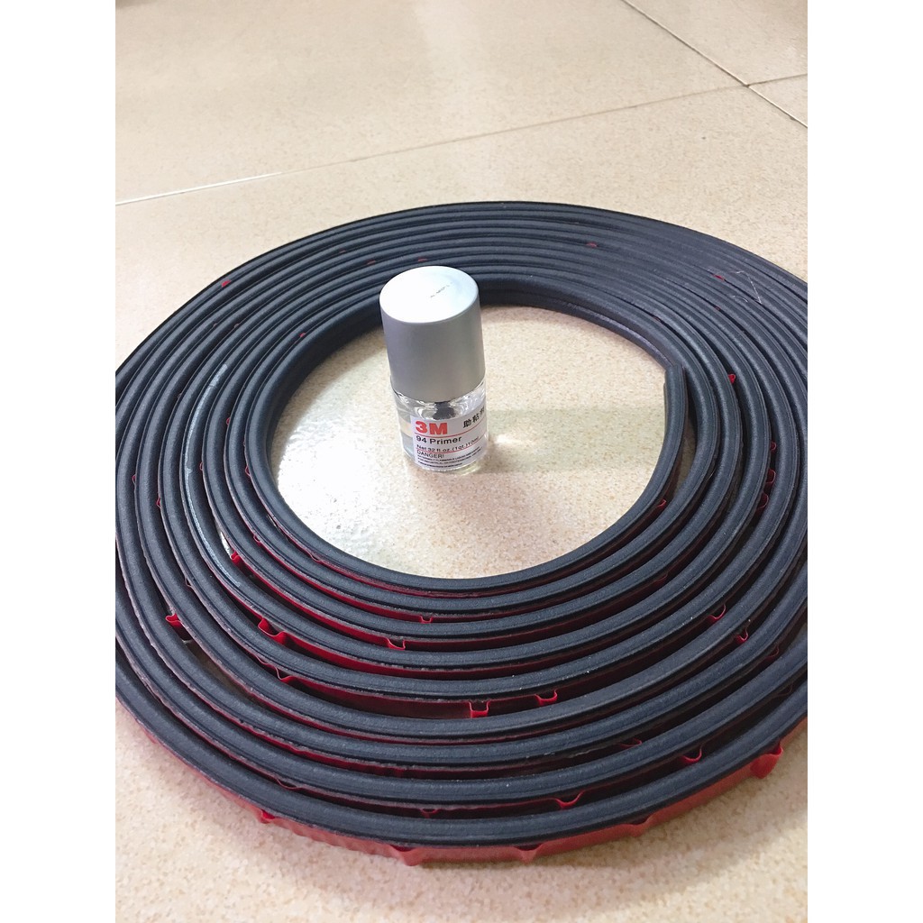 COMBO 10M Gioăng Cao Su chữ B dán sẵn băng keo 3M ở mặt sau
