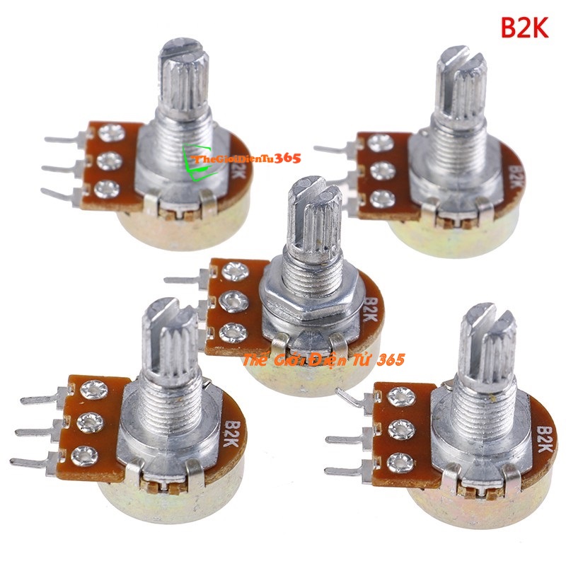 BỘ 10 CHIẾT ÁP ĐƠN 2K OHM B2K