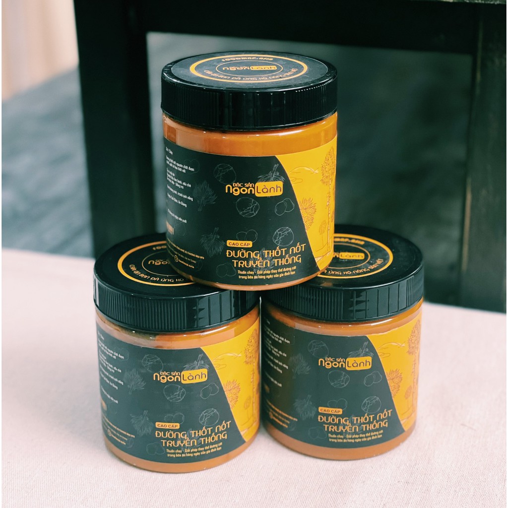 Đường thốt nốt truyền thống an giang hủ 850g - tâm bình foods