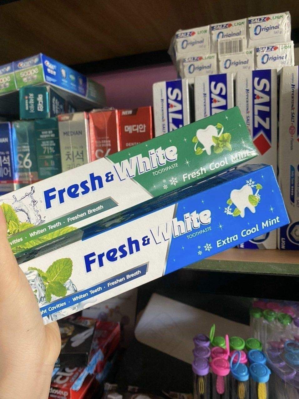 kem đánh răng Fresh White 160g