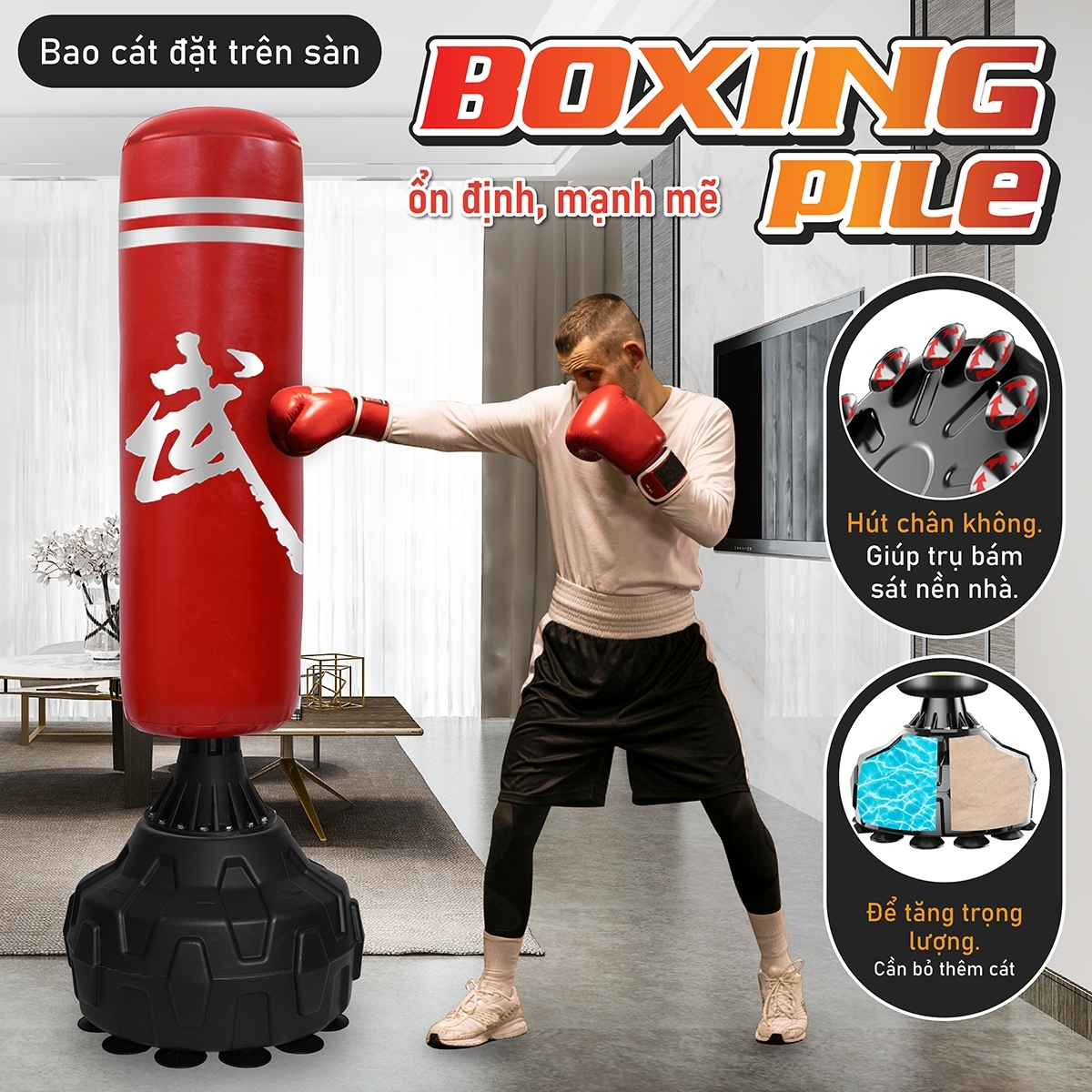 [All boxing] Peruvian-boxing punch bag adult boxing punch bag Boxing Boxing Ring children boxing punch bag