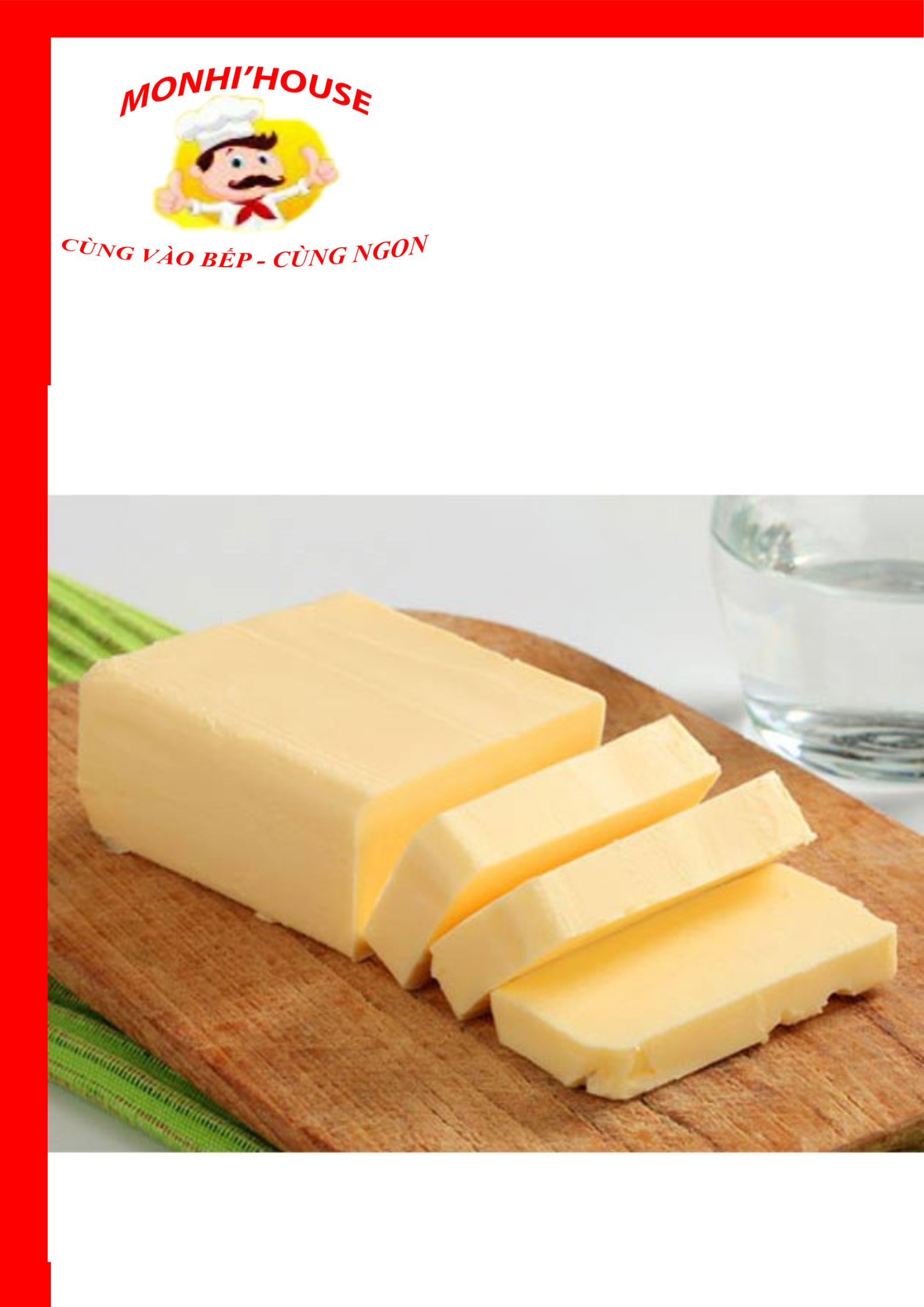 500g Bơ thơm ( bơ thực vật) làm bắp rang bơ