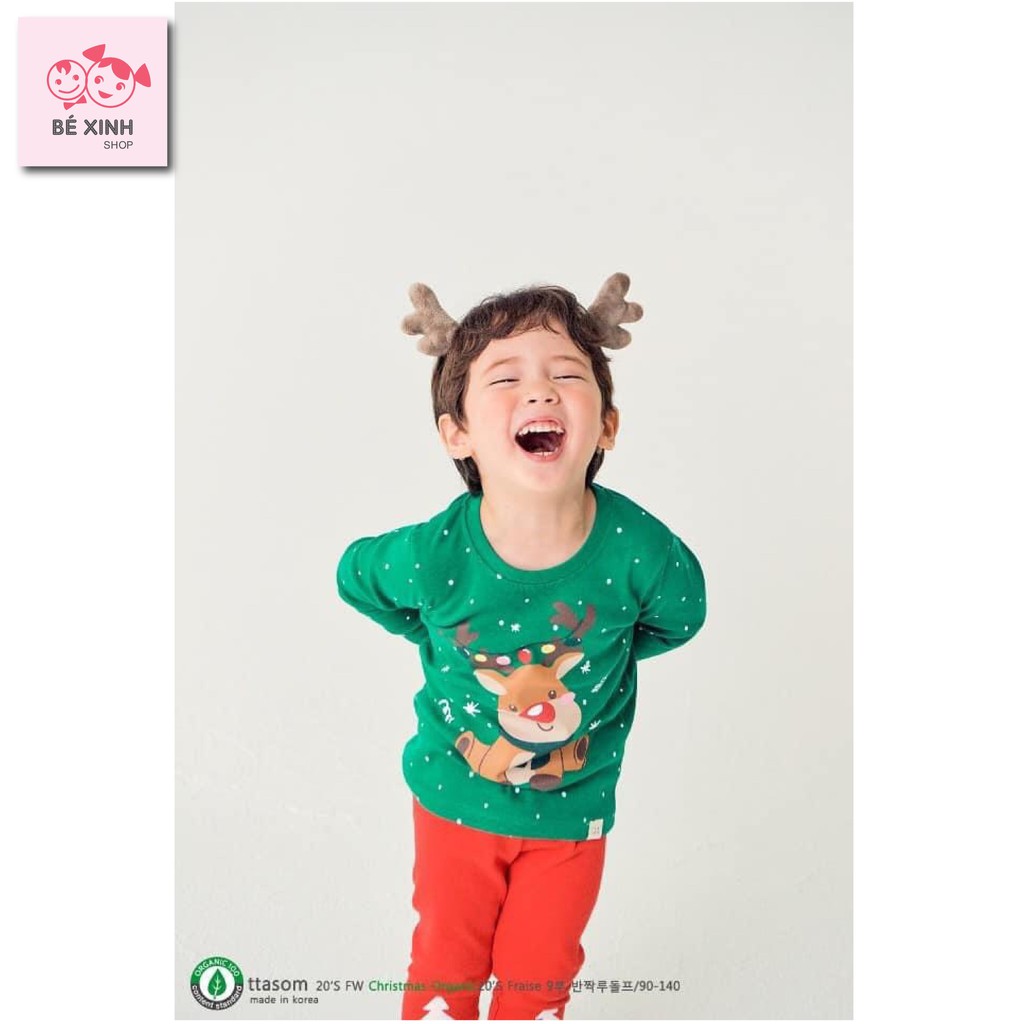 [CHUẨN 100% COTTON] Áo Quần Bộ Đồ Noel Giáng Sinh Cho Bé Trai Bé Gái Minky Mom BX57 Quần Áo Đồ Ông Già Noel Giáng Sinh Trẻ Em - Bé Xinh Shop