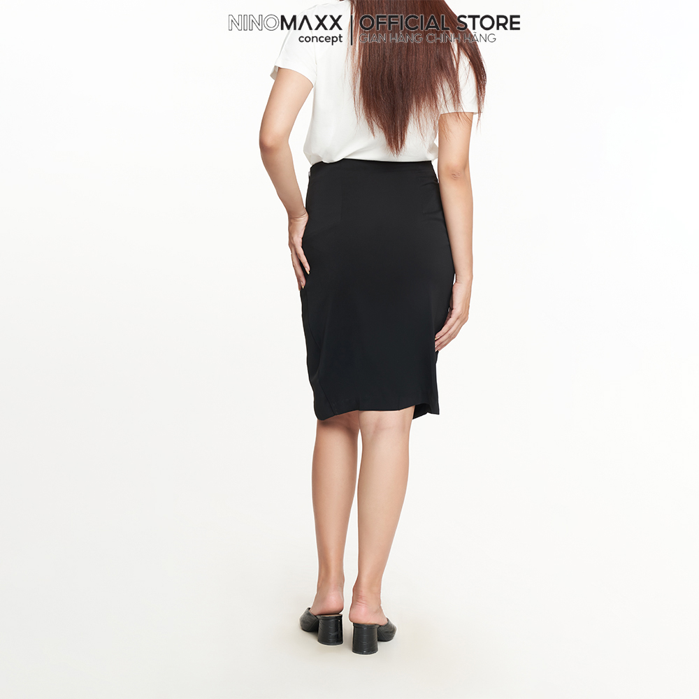 N&M CLUB Váy kiểu nữ thời trang vải lụa sen 2203053
