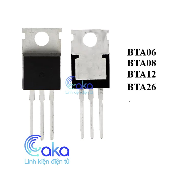 TRIAC BTA06/BTA08/BTA12/BTA16 600V