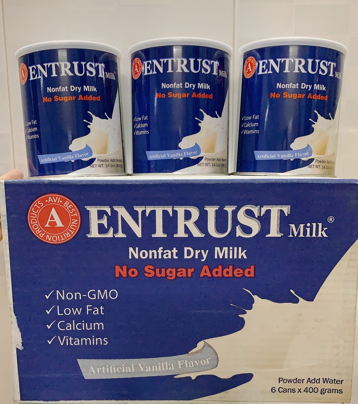 SỮA ENTRUST TỐT CHO NGƯỜI TIỂU ĐƯỜNG 400G MỸ