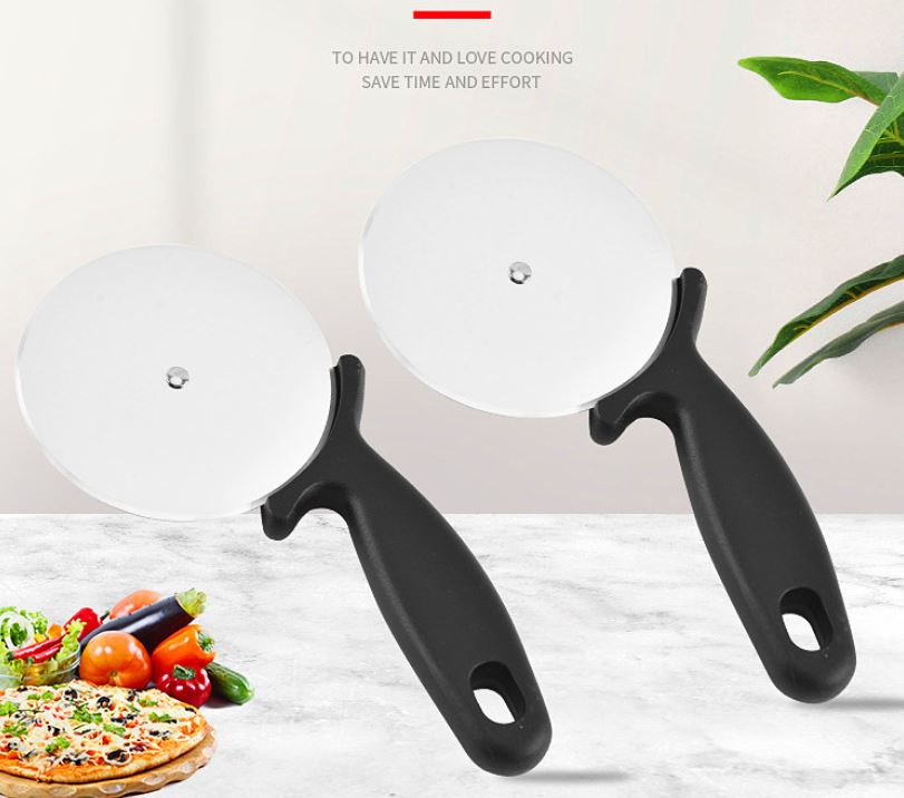 Dao cắt bánh pizza lưỡi lớn cán nhựa