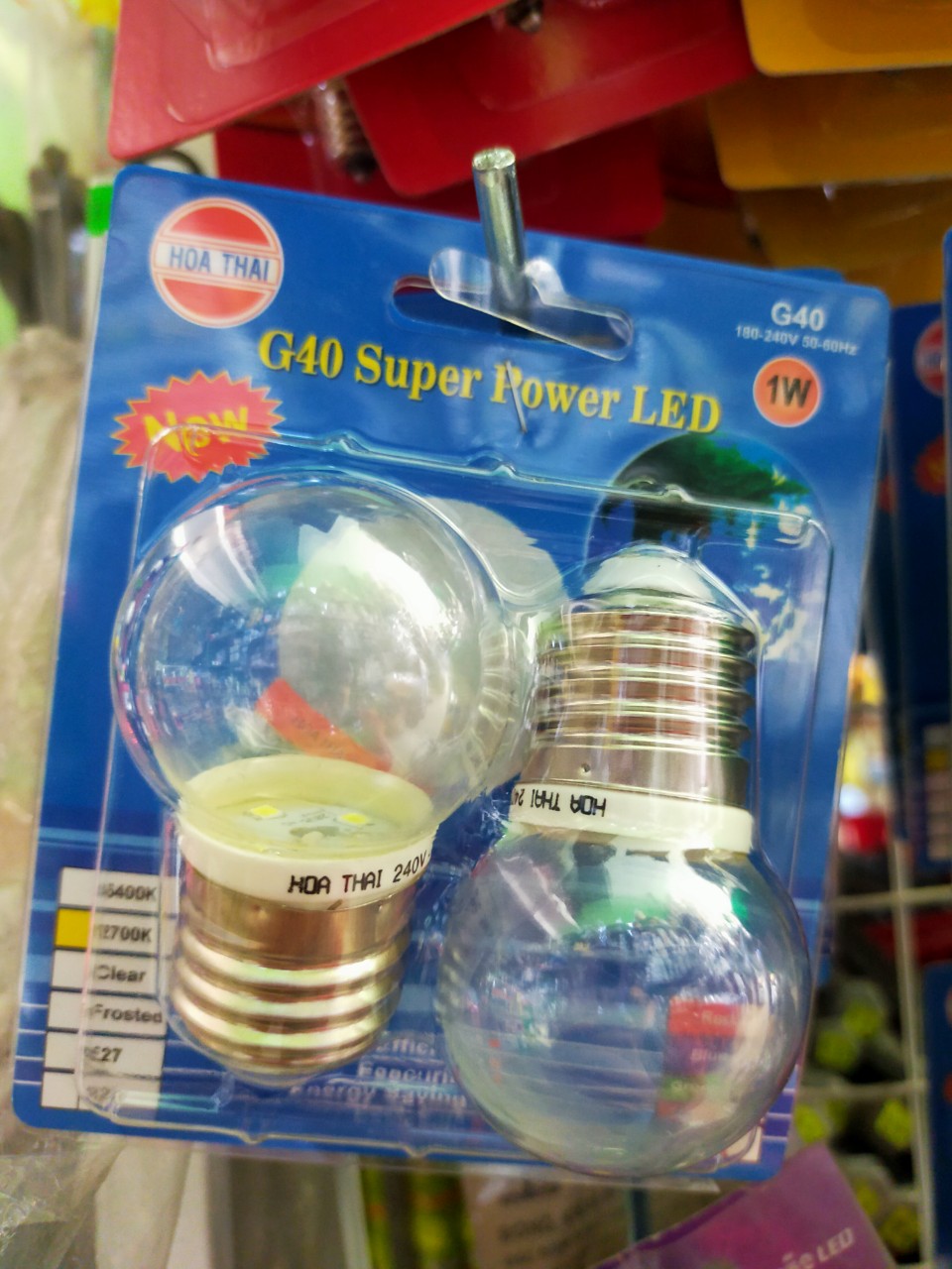 Bóng đèn led chanh 1w Hòa Thái