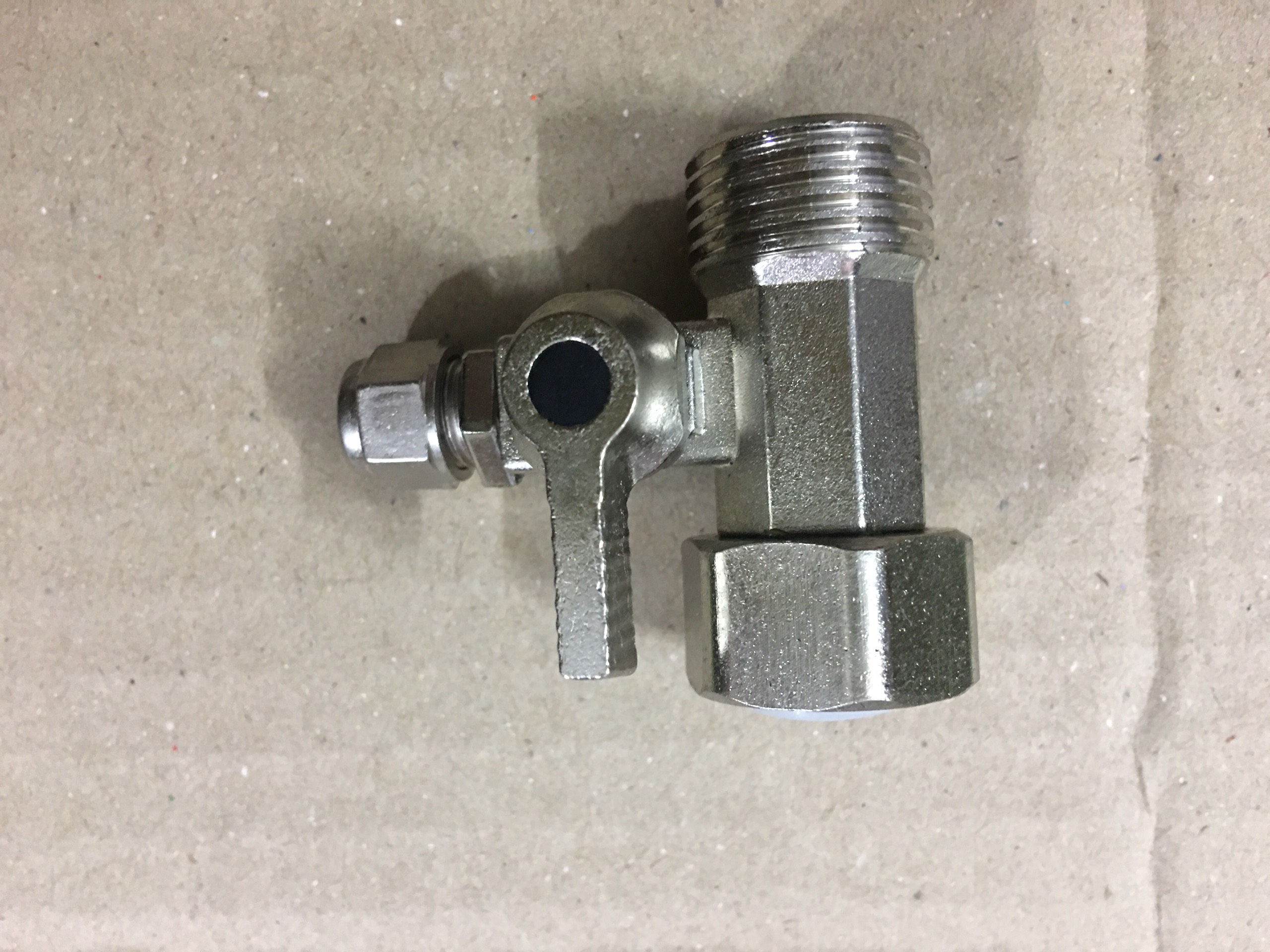 (HCM) Khóa Cấp Nước Đúc Liền Ren 21 Dây 6mm (Van Khóa Máy Lọc Nước)
