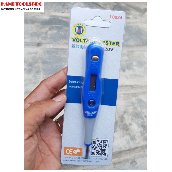 Bút- thử điện hiển thị số 135mm l0034 c-mart