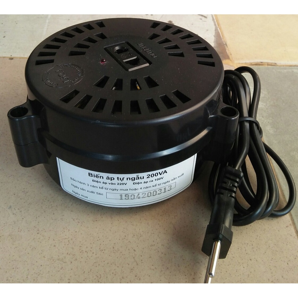 Biến Áp Hạ Áp LiOA 200/400/600VA ( Điện Vào 220V- Điện Ra 100/120V) [CHÍNH HÃNG]