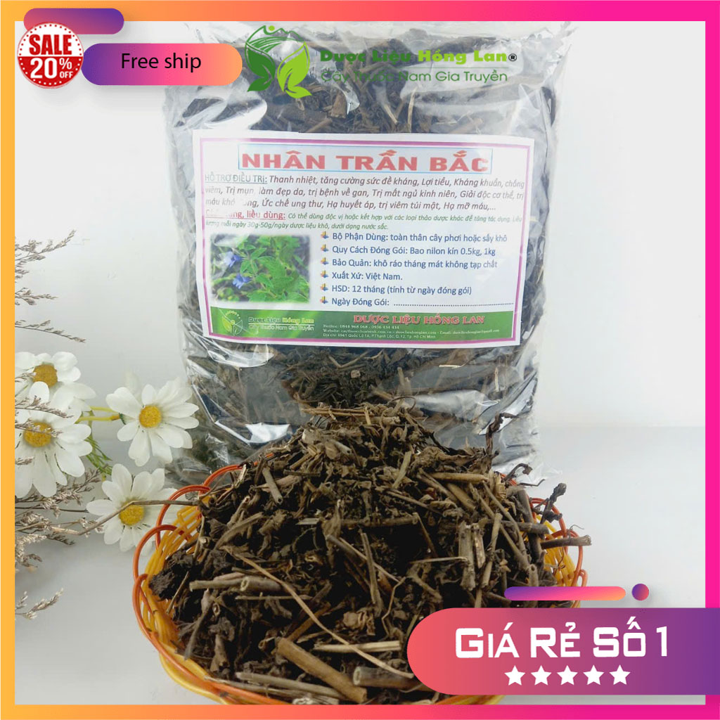 [FreeshipMAX] Cây Nhân Trần Khô 1kg