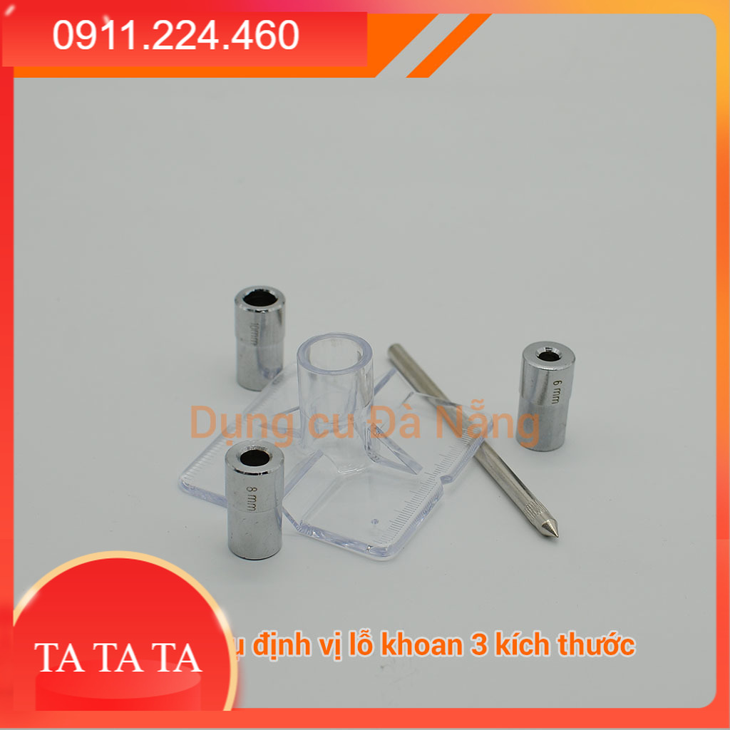 Bộ dụng cụ định vị lỗ khoan 3 cỡ 6-8-10mm