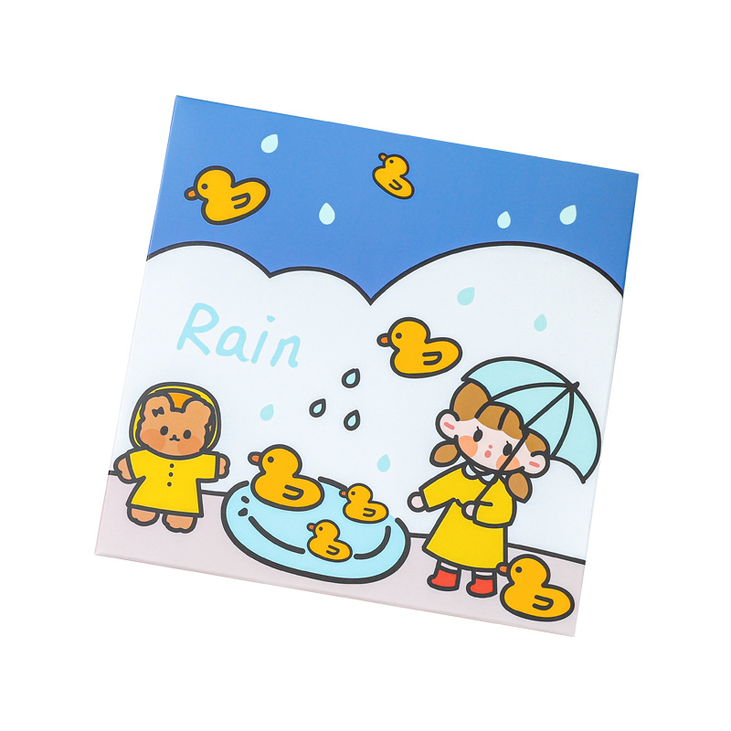 Sticker dán trang trí sổ bình nước phụ kiện dễ thương