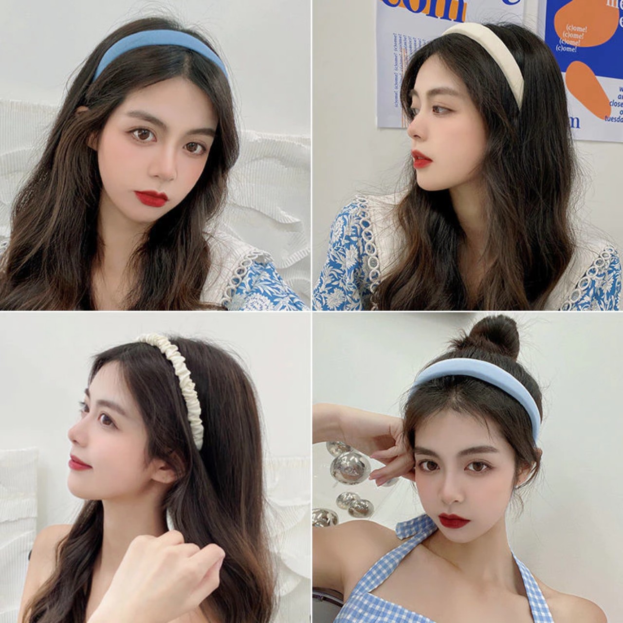 [Set 5 Cái] Cài Tóc ,Băng Đô Nhiều Mẫu Xinh Xắn 0045