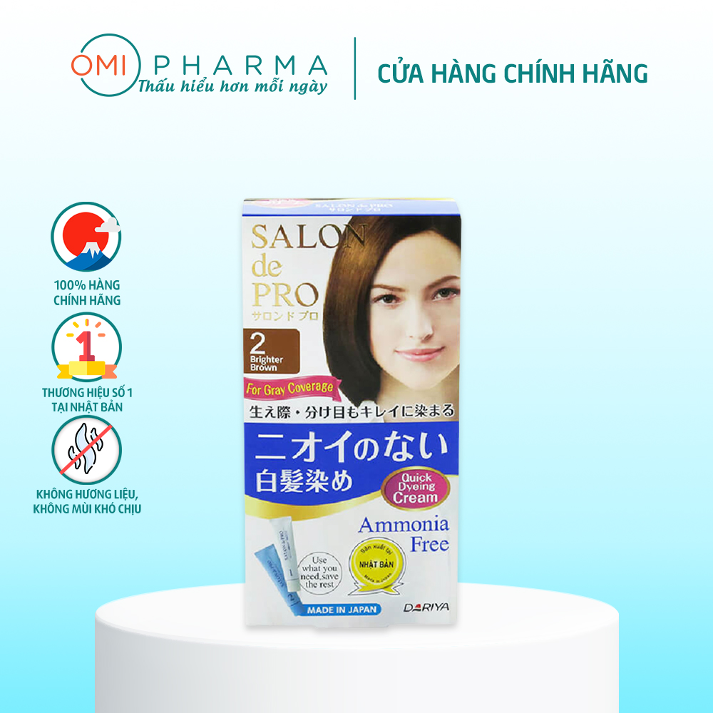 Kem nhuộm tóc phủ bạc salon de pro 2
