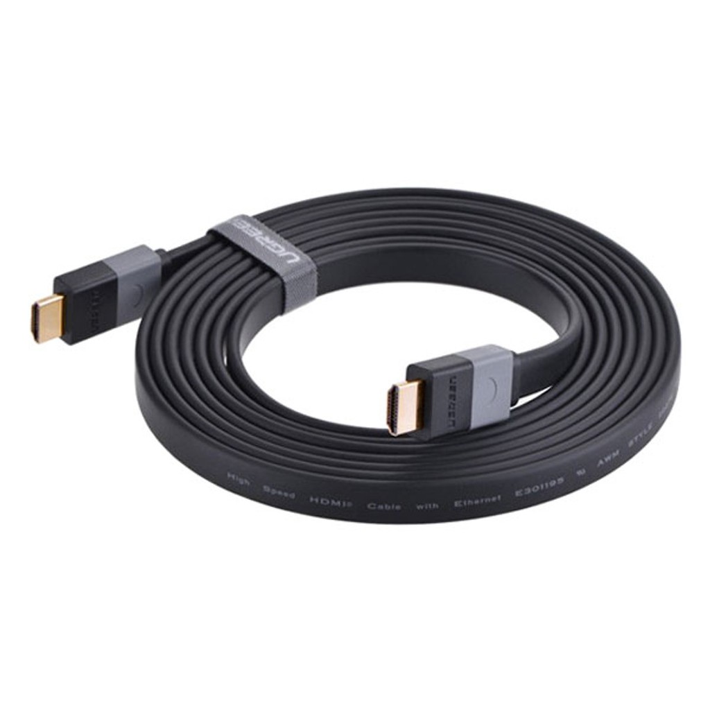 Cáp Hdmi 1.4 Ugreen 30108 1M (Dẹp) - Hàng  Bảo Hành 18 Tháng.