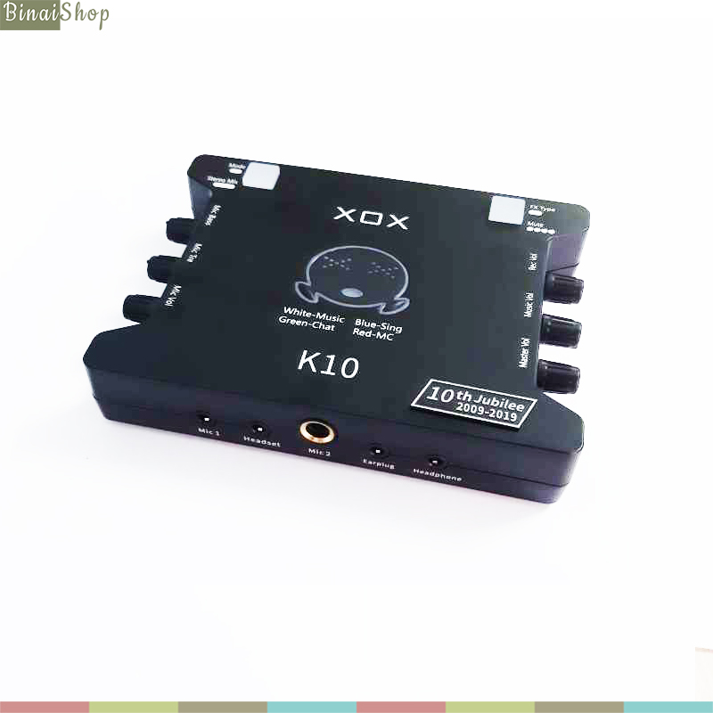 Sound Card Hát Karaoke Online XOX K10 10th Jubilee (2020)