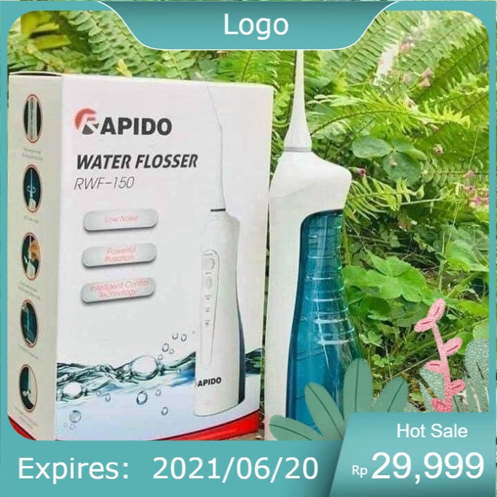 Tăm nước cầm tay rapido rwb150 rwg150 - công nghệ đức - bảo hành 12 tháng