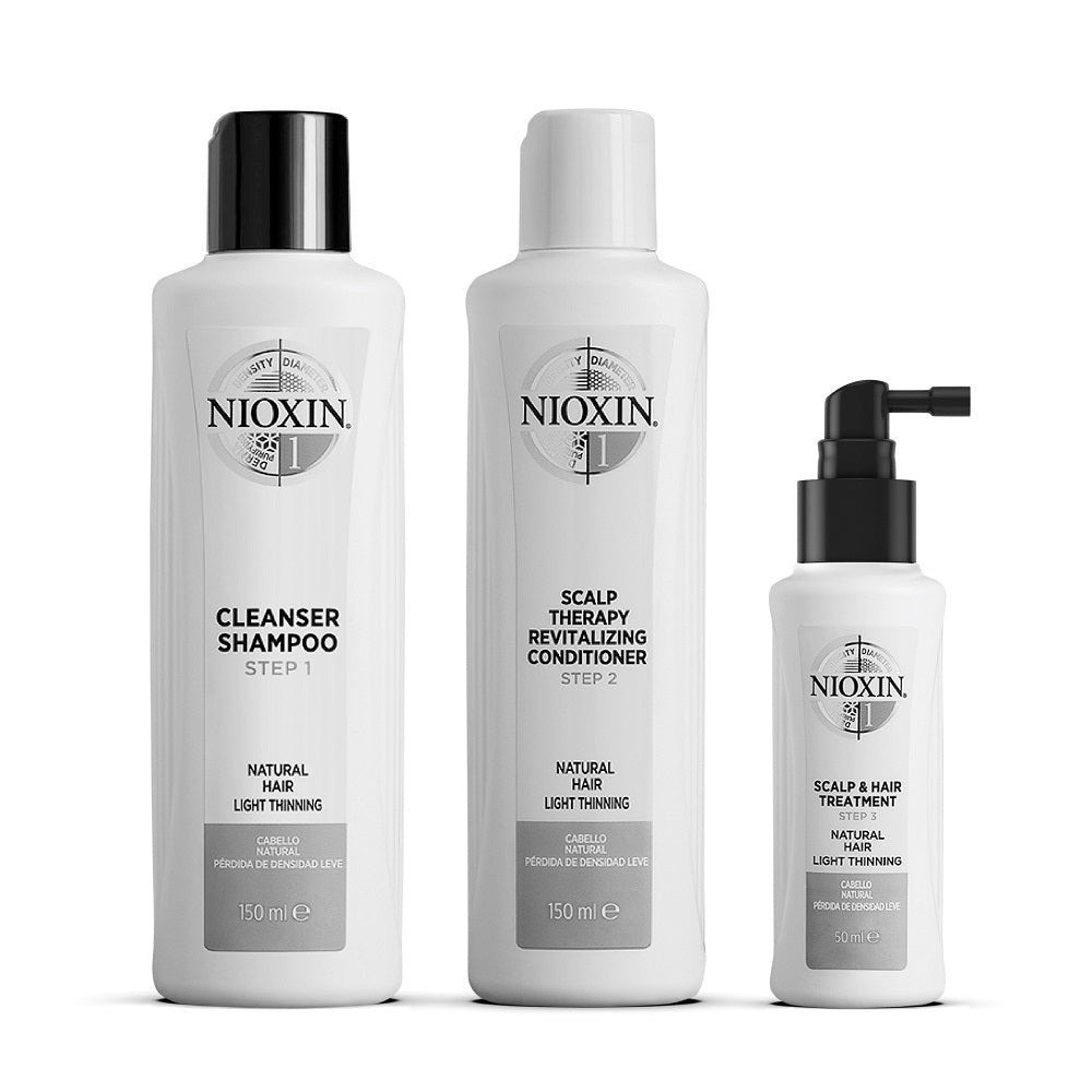 Bộ dầu gội Nioxin TrialKit chống rụng tóc System 1 150ml 2019 (Natural Hair)