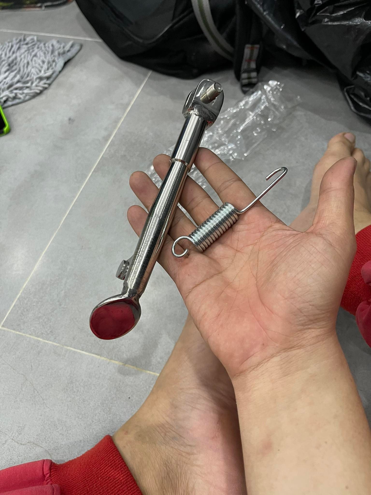 Chống nghiêng inox đặc cho ex135 ex150 ex155
