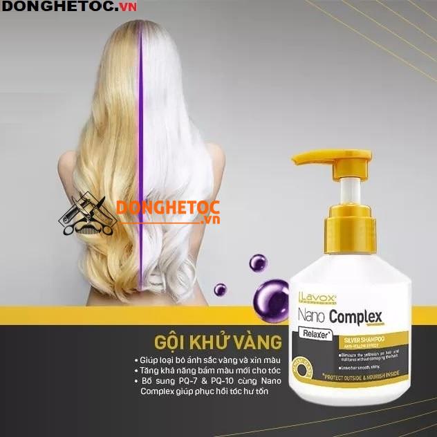 Dầu Gội Khử Vàng NANO COMPLEX 200ML