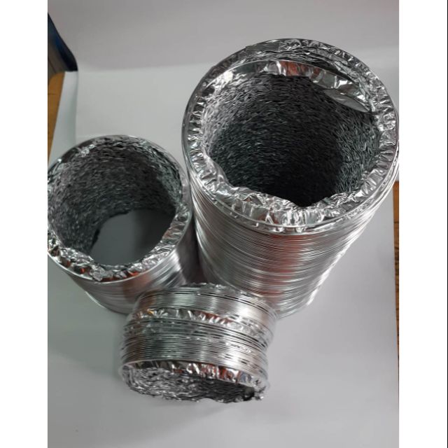 Ống sun bạc hút mùi co giãn phi 125.