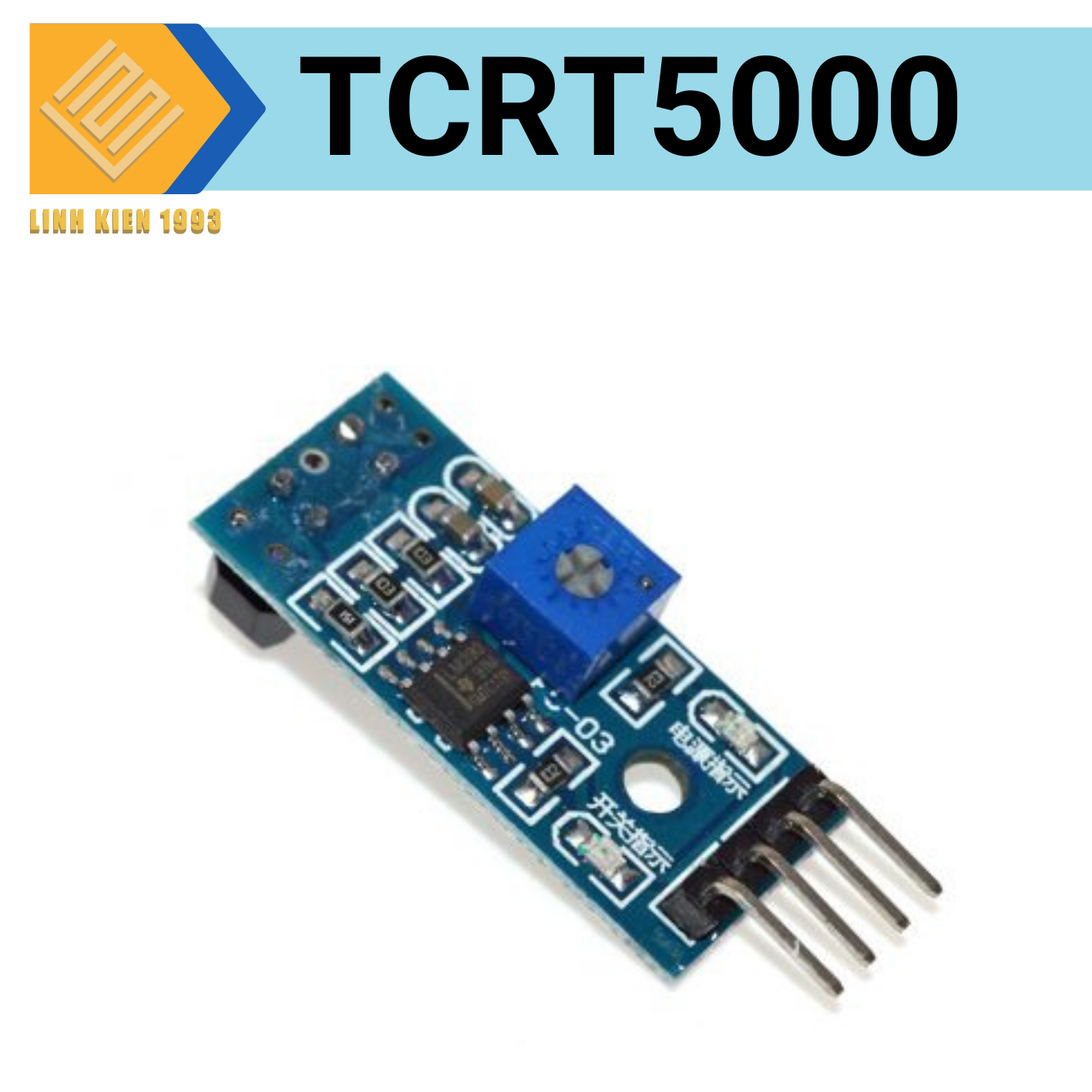 Cảm biến dò line TCRT5000 Line Follower Sensor 1 kênh