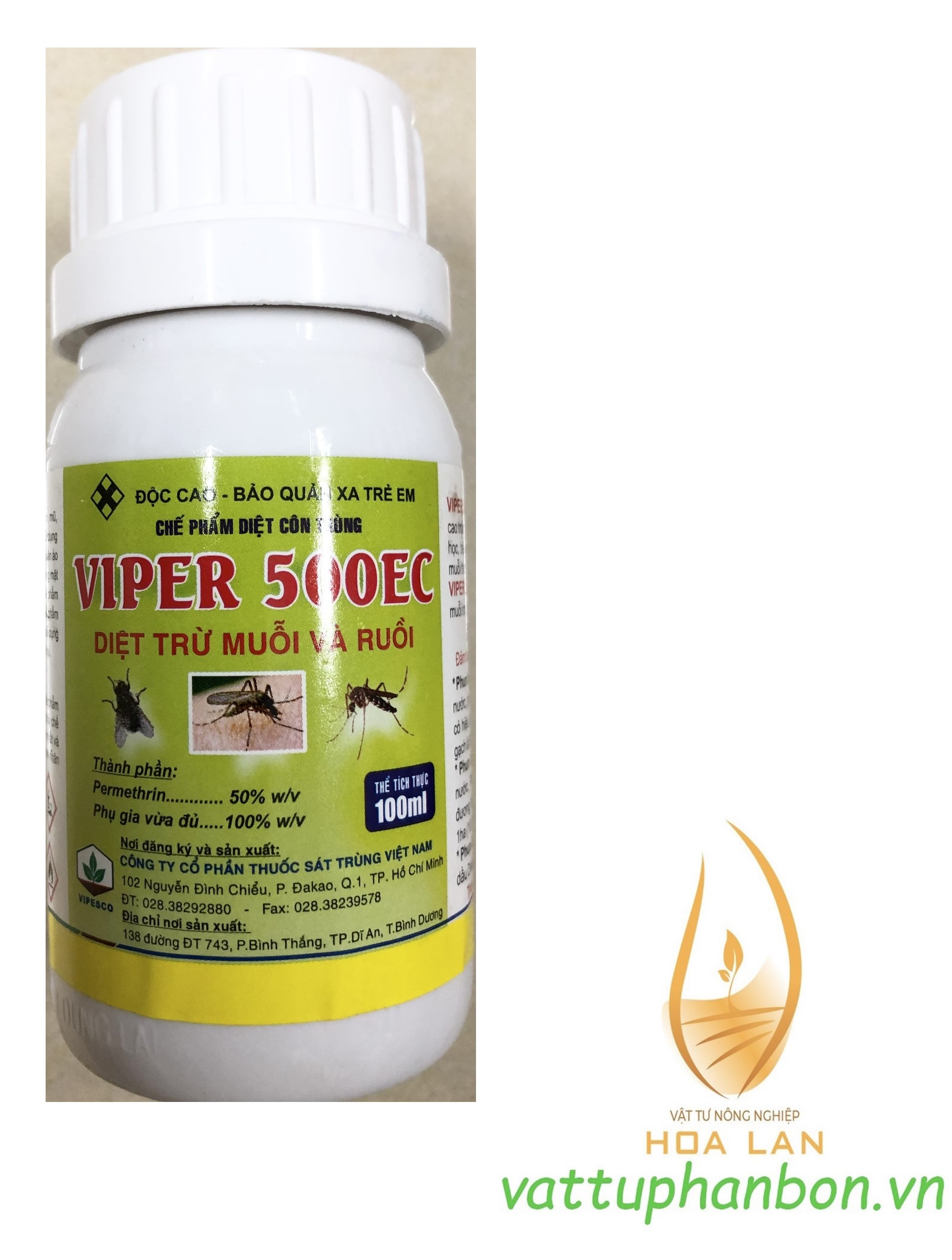 VIPER 500EC diệt trừ muỗi và ruồi - #146B# 100ml