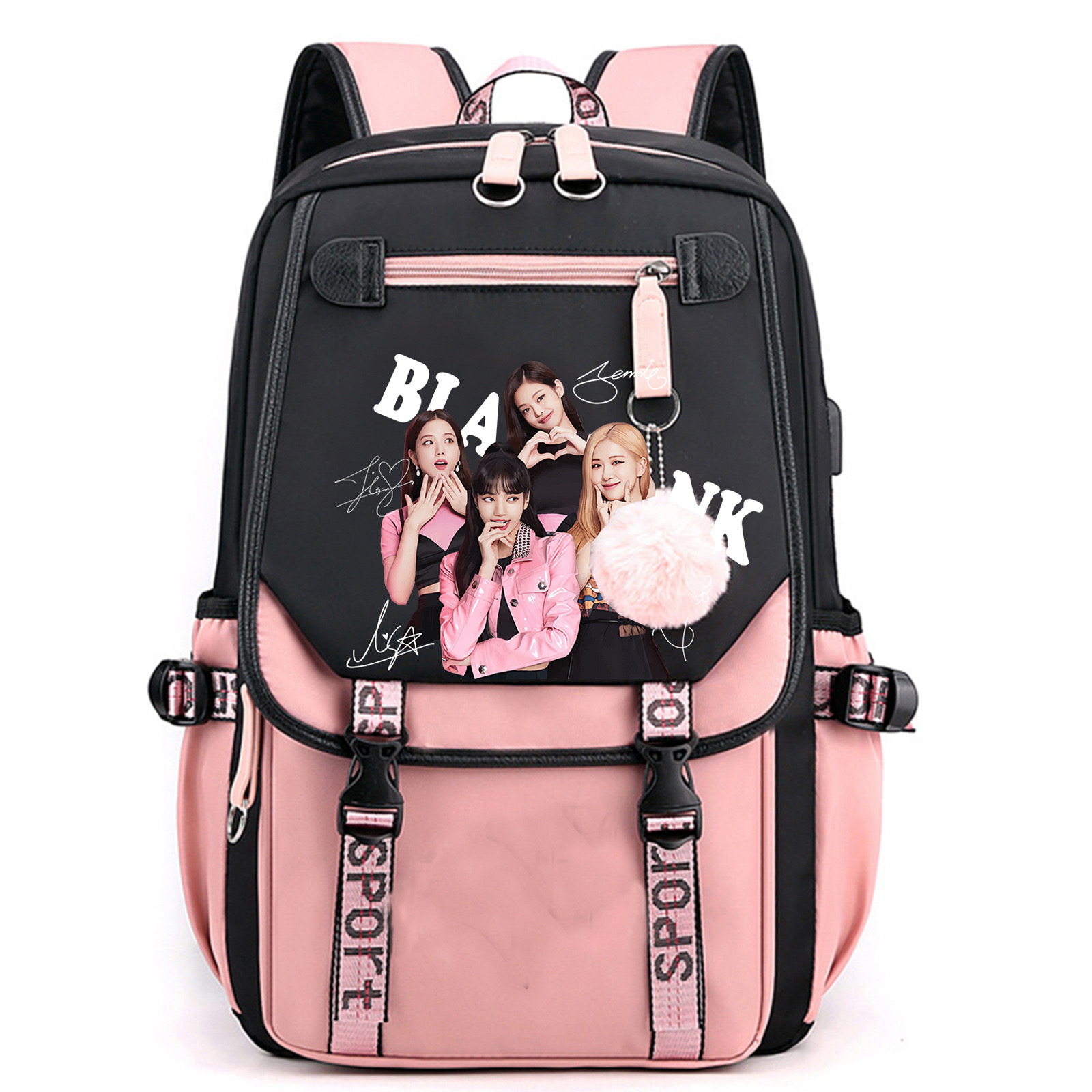 Ba lo black pink học sinh cấp 1 đến cấp 3