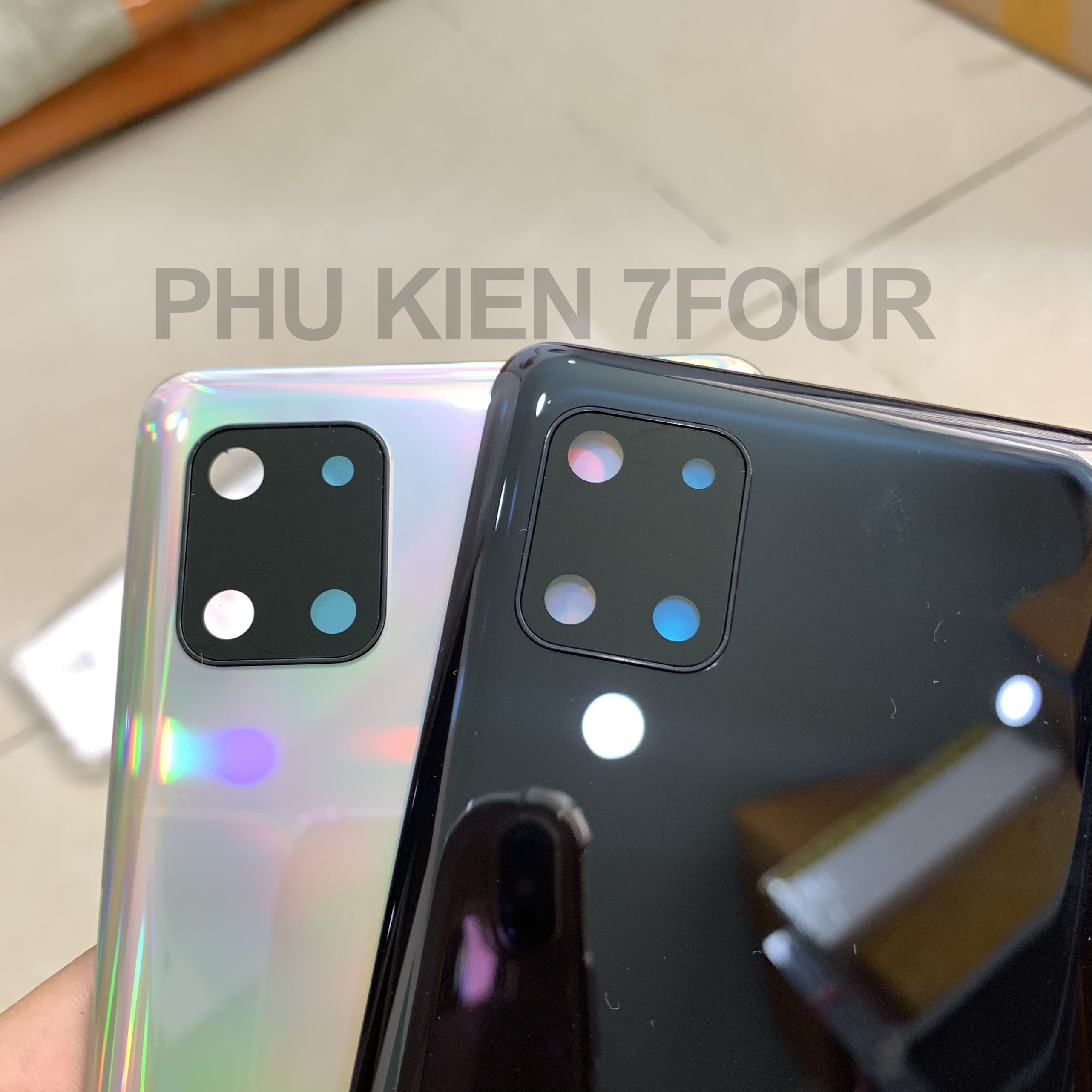 Nắp Lưng Samsung Note 10 Lite kèm kính camera và ron keo dán - 7Four
