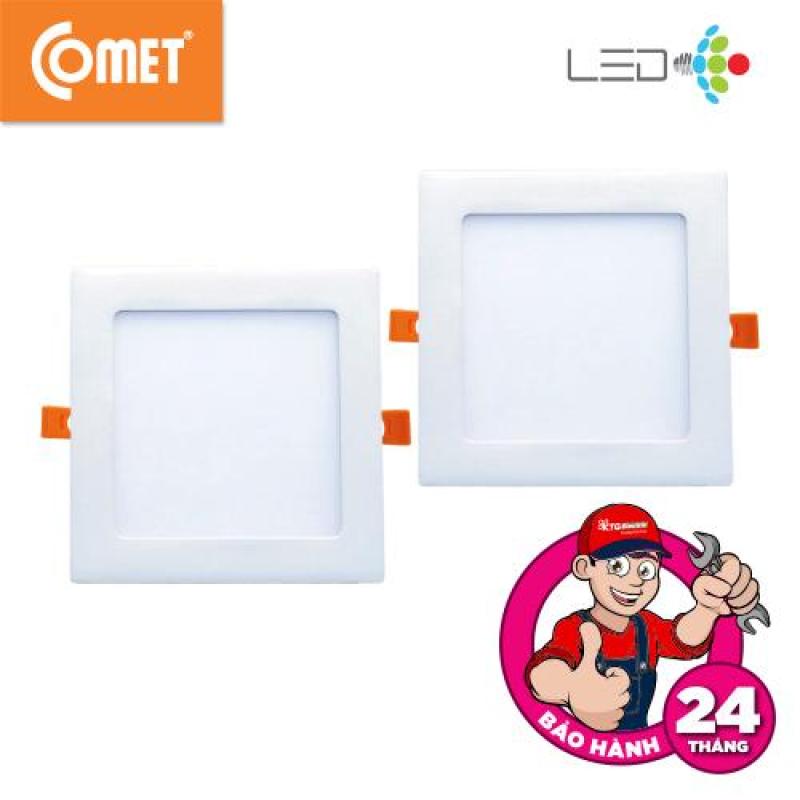 Bộ 02 Đèn Led Siêu Mỏng Âm Trần Vuông Comet CP211S-18, công suất 18W