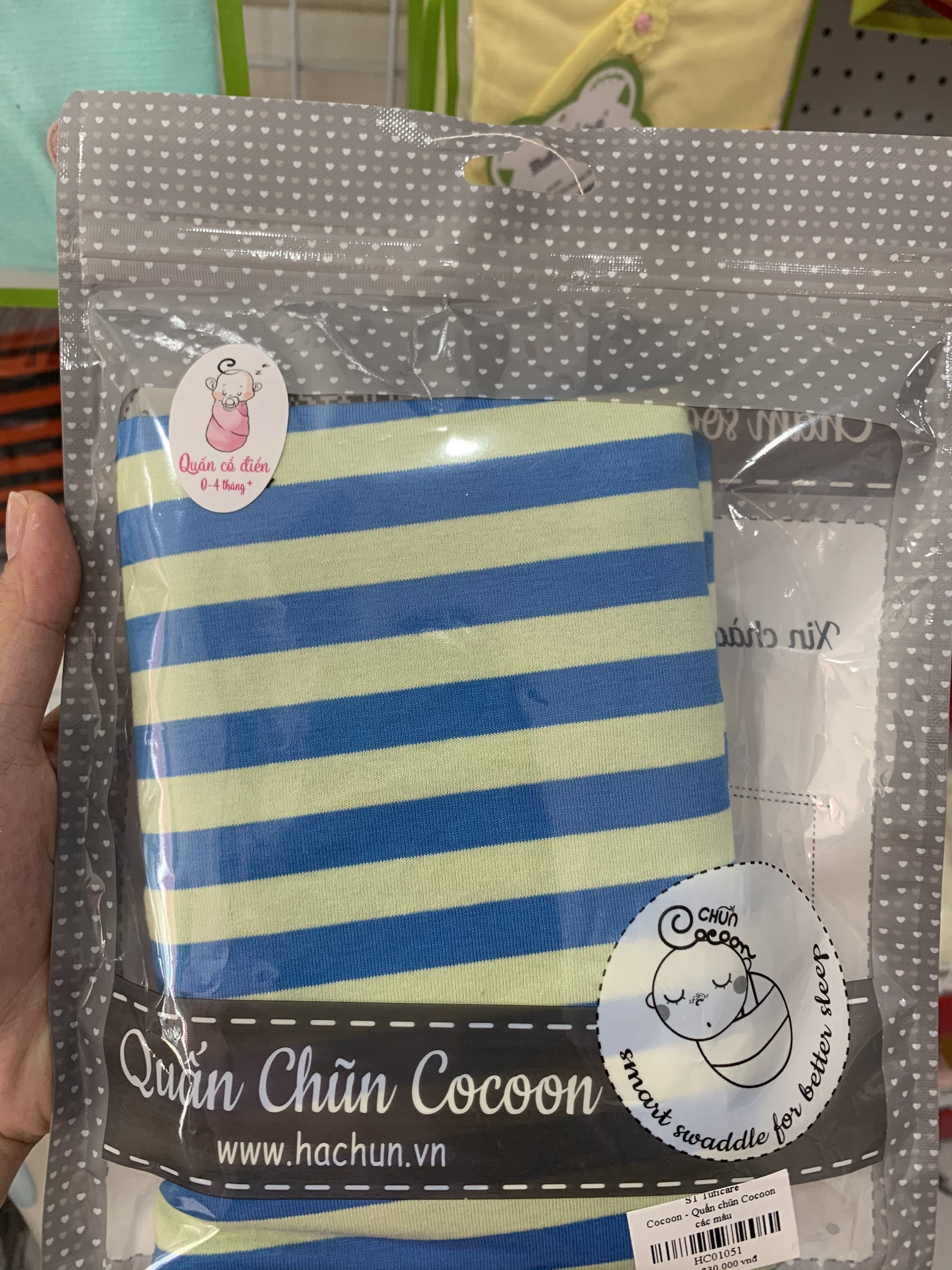 [HCM][Hàng sẵn - Chính Hãng] Quấn Chũn Cocoon Các Màu Cho Bé