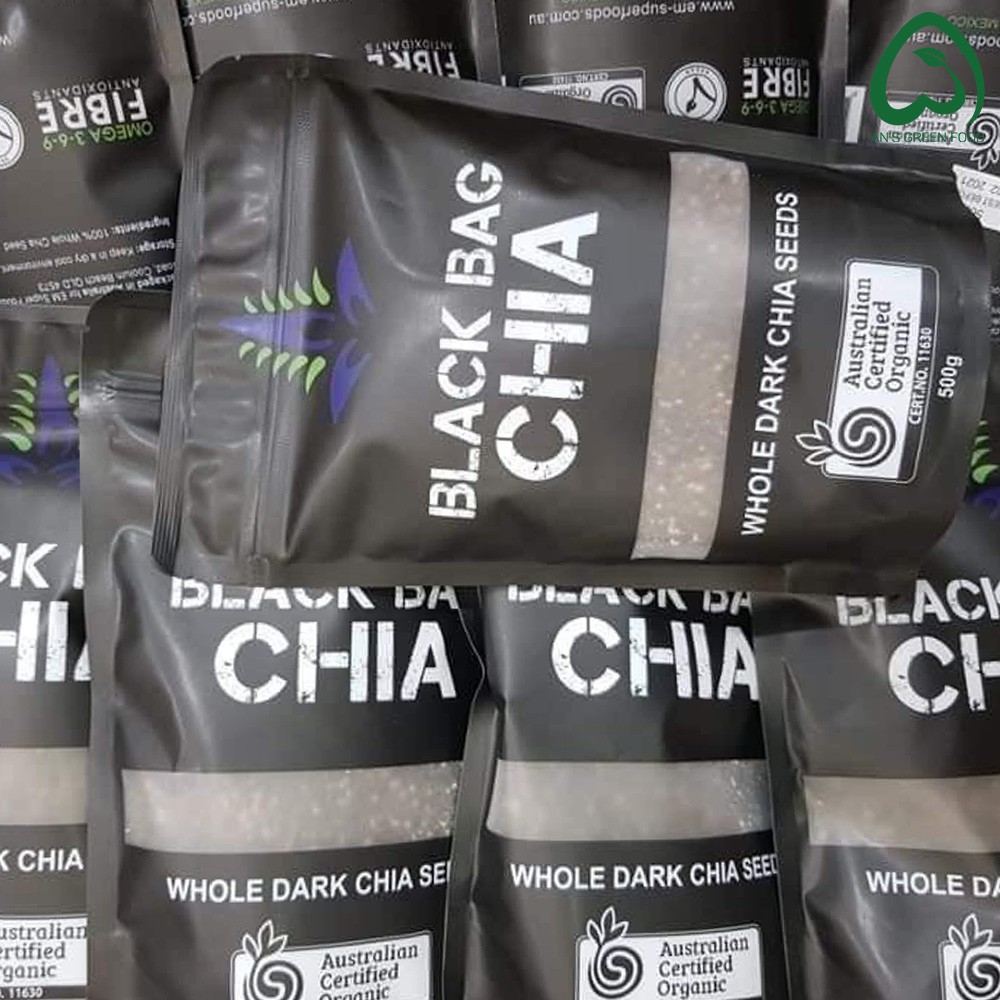 Hạt Chia Hữu Cơ Úc Black Bag Organic 500gr