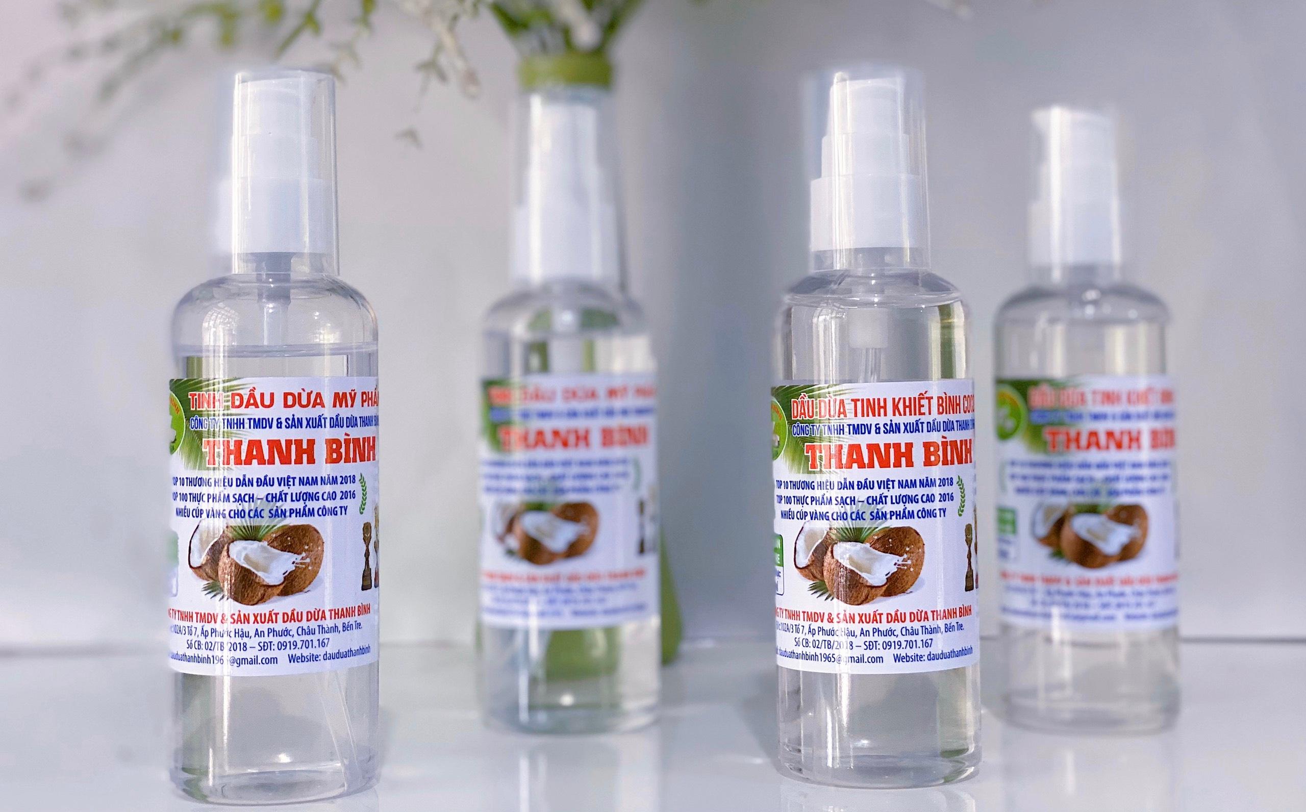 Tinh dầu dừa mỹ phẩm ép lạnh Bình Coco (Thanh Bình) 100ml