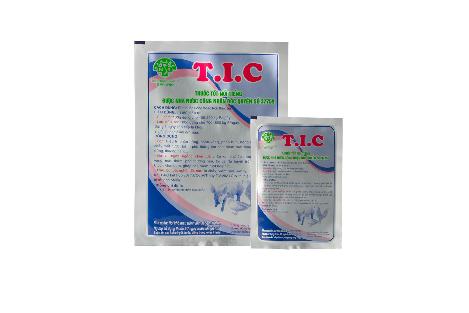 ỈA CHẢY GIA SÚC GIA CẦM TIC 100g