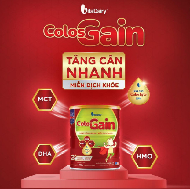 Sữa tăng cân Colos Gain 800g [Date Mới]