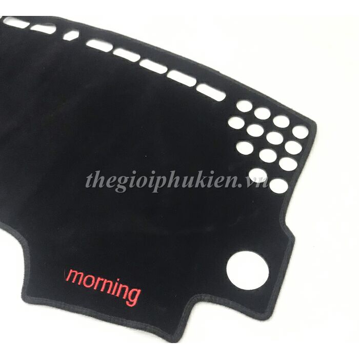 Thảm nhung taplo chống nắng Kia Morning 2015-2017