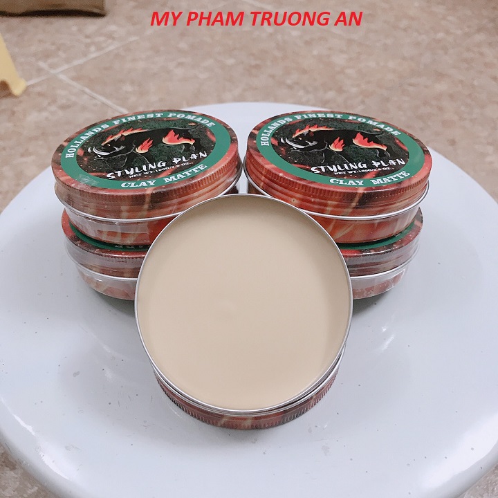 Sáp Vuốt Tóc Nam Styling Plan Clay 100g ( Con Lợn)