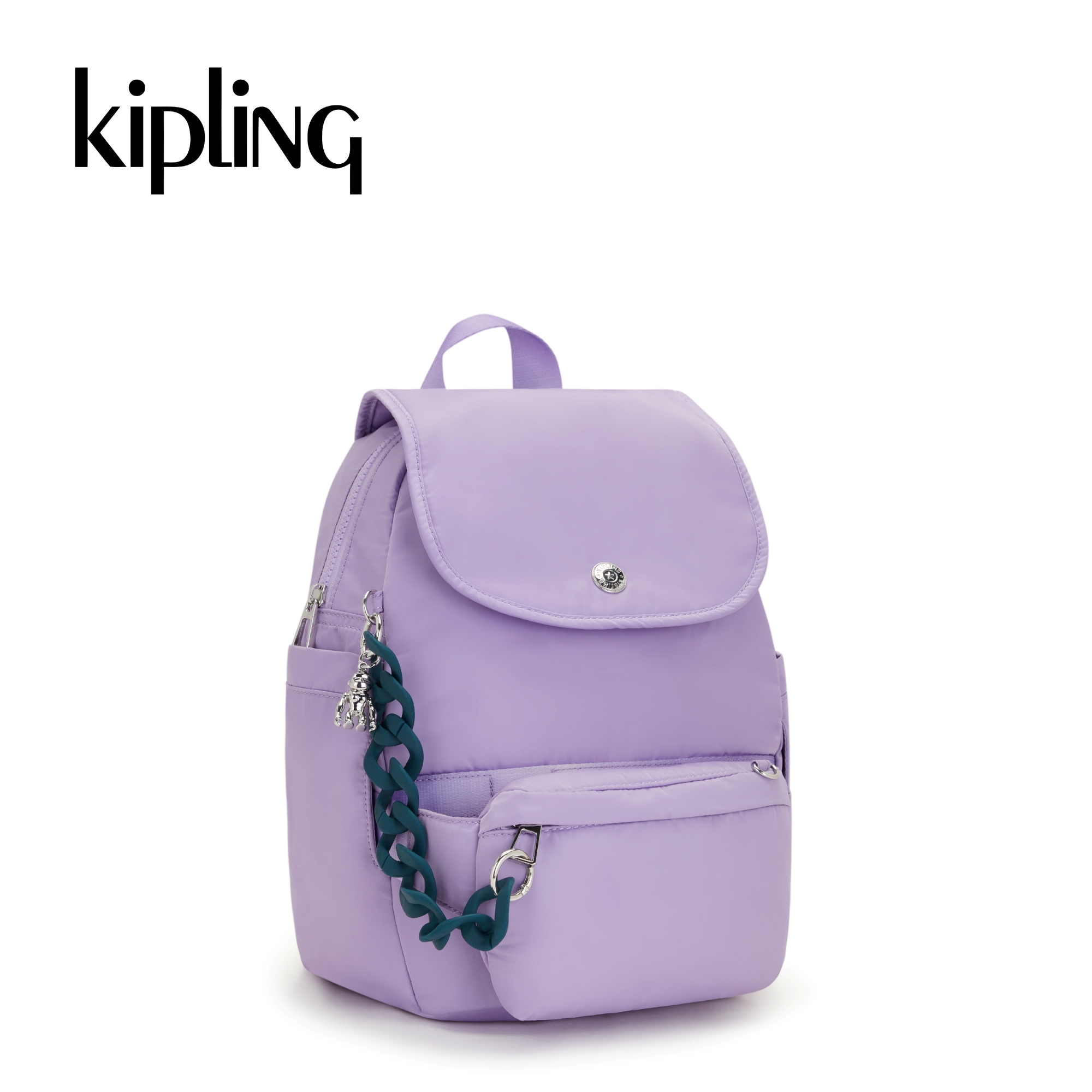 [Online Exclusive] Kipling Balo City Pack S - VT Ice lavender - HUKI7460