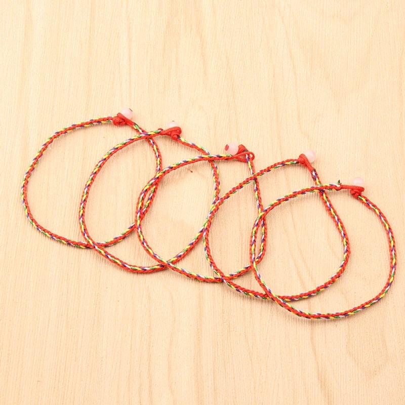 Vòng tay chỉ ngũ sắc bình an - MH452