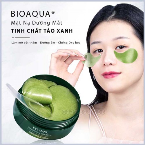 (Hộp 60 miếng) Mặt nạ mắt tảo biển Bioaqua