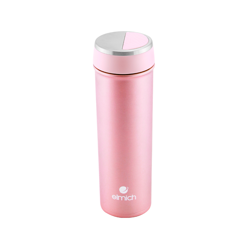Bình Giữ Nhiệt ELMICH EL-3687 (Dung Tích 500ml - Mầu Hồng - Giữ Nóng 8h, Giữ Lạnh 12h)