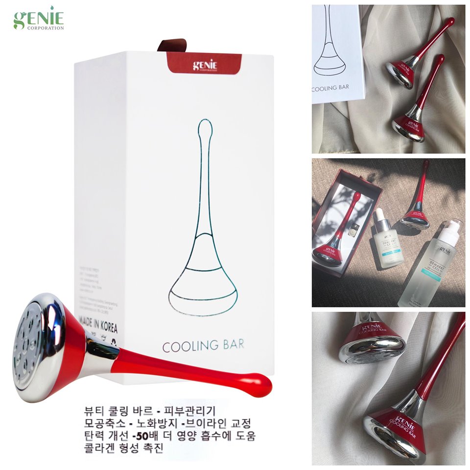 [Hoàn Tiền 8%]Máy đẩy tinh chất Genie Cooling Bar của Hàn Quốc ( Thanh lăn lạnh)