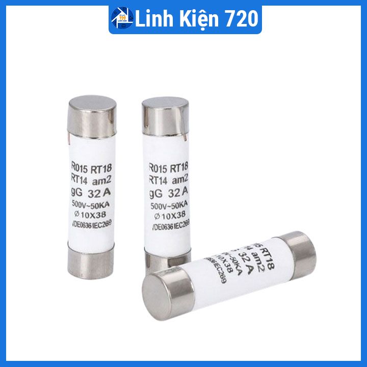 Cầu Chì Sứ 10x38mm 500V dòng