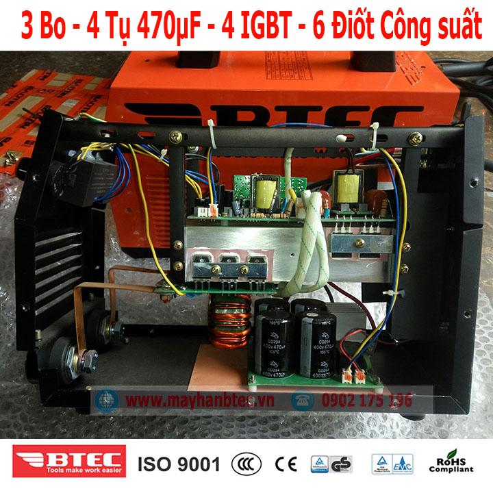 Máy hàn điện tử Btec MMA-200 xác lớn