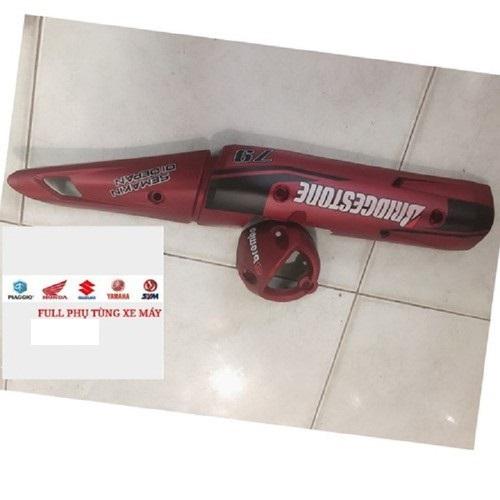 Combo ốp bô EXCITER 150 đỏ nhám - Vindecal BD